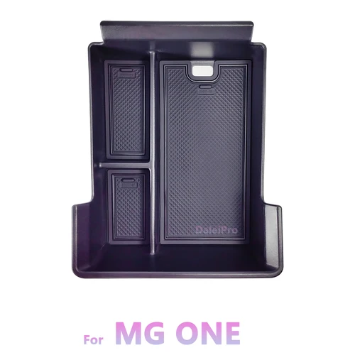 Imagen 2 del producto Caja de almacenamiento con reposabrazos para MG One, organizador de consola central, bandeja de almacenamiento, soporte de silicona para teléfono, almohadilla para coche, accesorios MG One