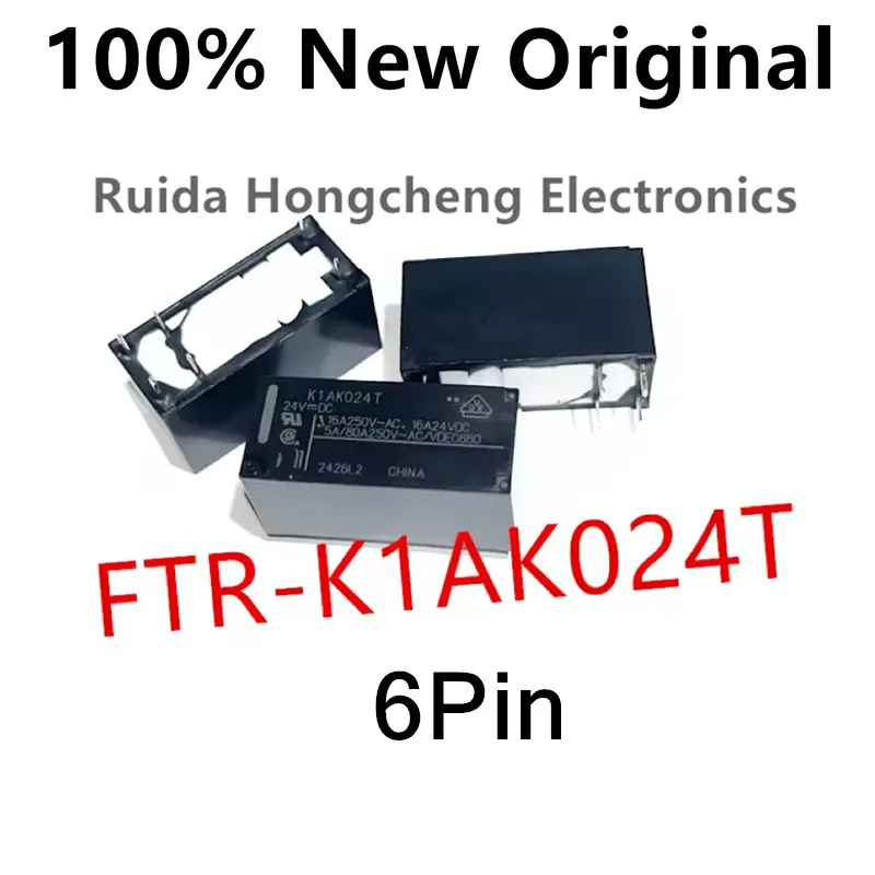 5 шт./лот Оригинальные новые реле FTR-K1AK005T K1AK012T K1AK024T 5В 12В 24В DC K1CK005W K1CK012W K1CK024W 16А 6PIN/8PIN Rele FTR