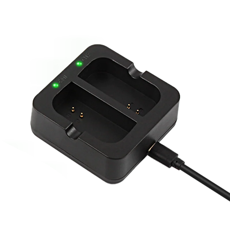 เครื่องชาร์จแบตเตอรี่แบบ USB คู่ V4 สำหรับริงวิดีโอโดร์เบลล์ 2/3/4,สปอตไลท์แคมและแบตเตอรี่กล้องแบบติดตั้งบนแท่น