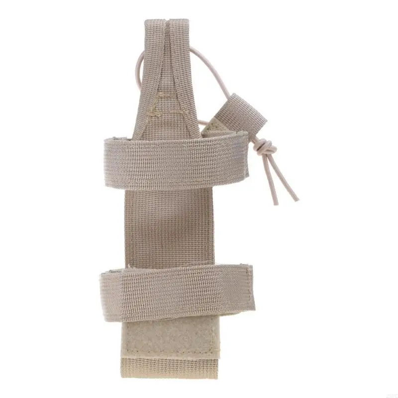Adjustable Webbing Water Bottle Holder Bag Tactic Water Bottle Drawstring Bottle Holder for Hiking Travel