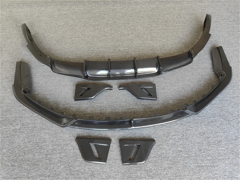 Hot Selling for 911 992 Body Kit High Quality Genuine Carbon Fiber Upgrade X-Style Front Lip and Rear Diffuser