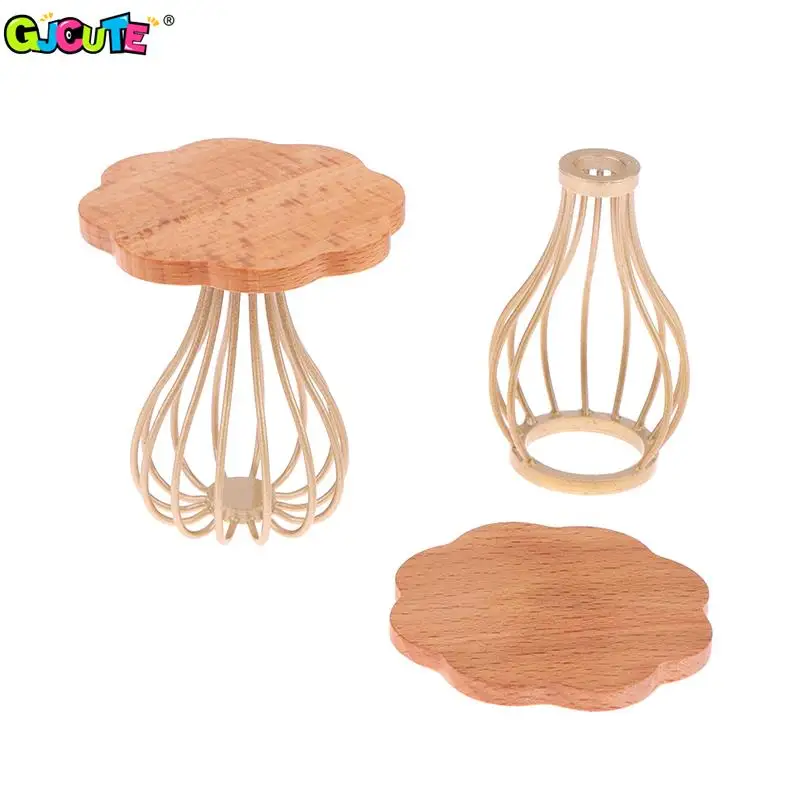 

1Pc 1:12 1:6 Dollhouse Miniature Wooden Coffee Table End Table Tea Table Furniture Model Toy Doll House Decor Accessories