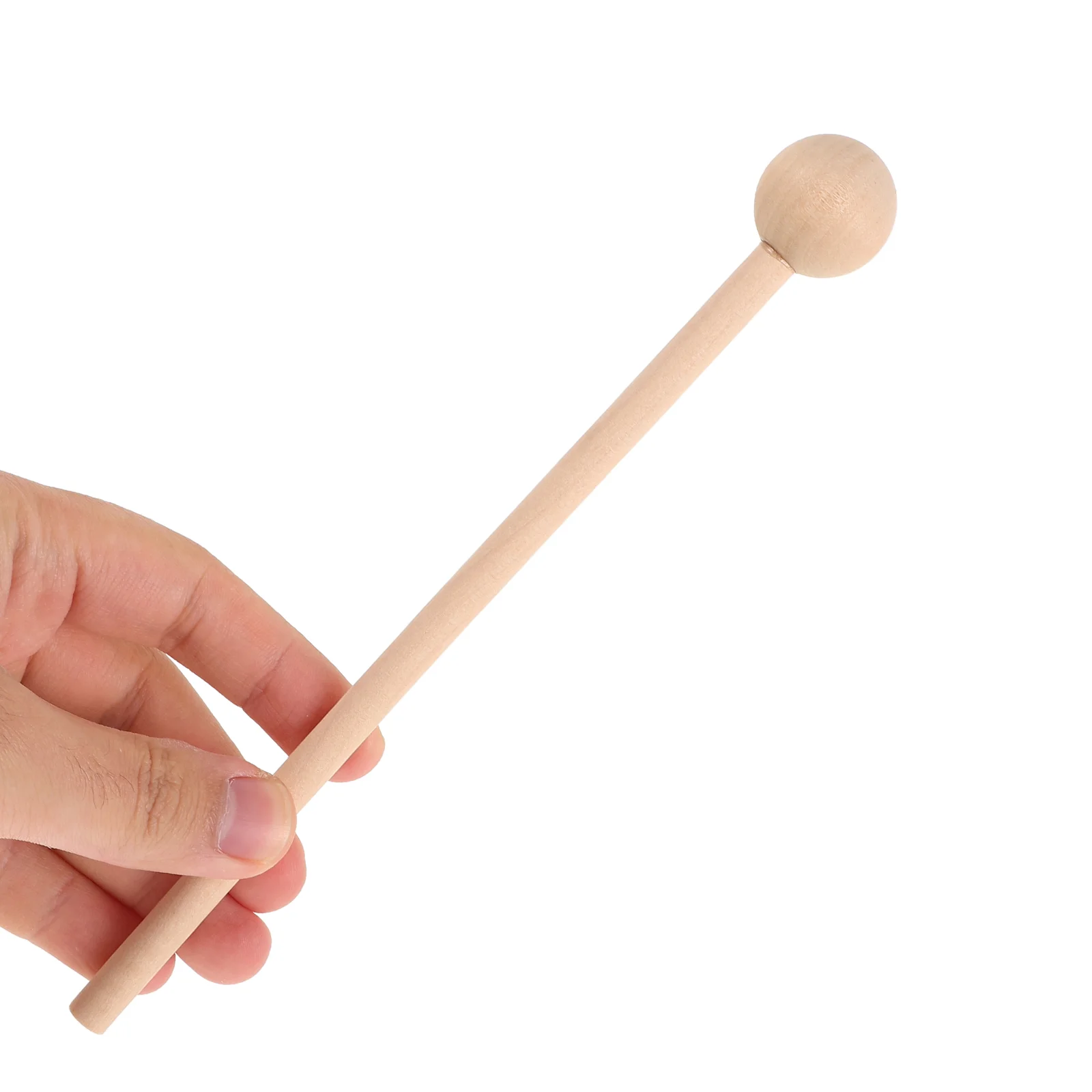 2 Pcs Hammer Drumstick Bell Mallets Xylophone Mini Tongue Kid Sticks Wooden Soft Child Bells Replacement