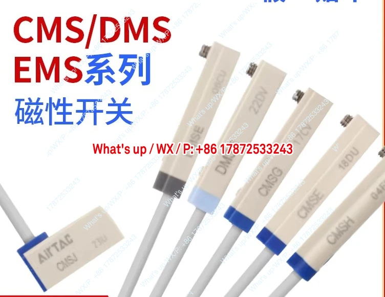 10 Pezzi ---- Sensore Elettronico Interruttore Magnetico Serie Cms/Dms/Ems Originale Genuino-image