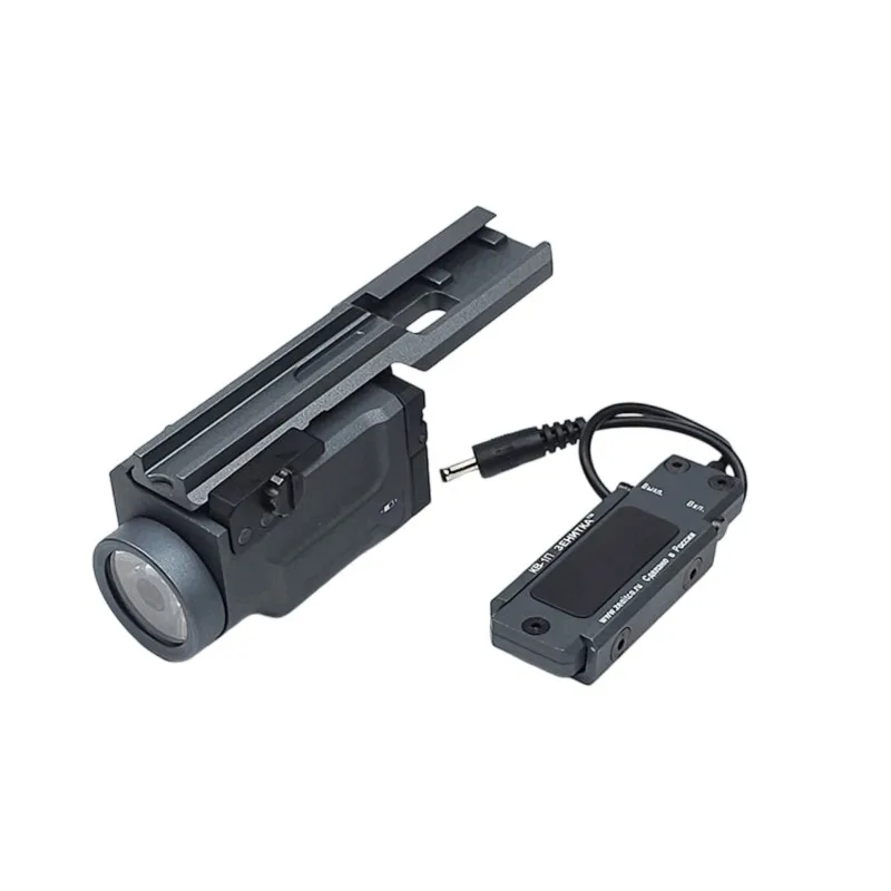 ABUI-Outdoor Sports Light, Aluminum Alloy LED Flashlight, Hand-Pressed Power, 100-200M Range