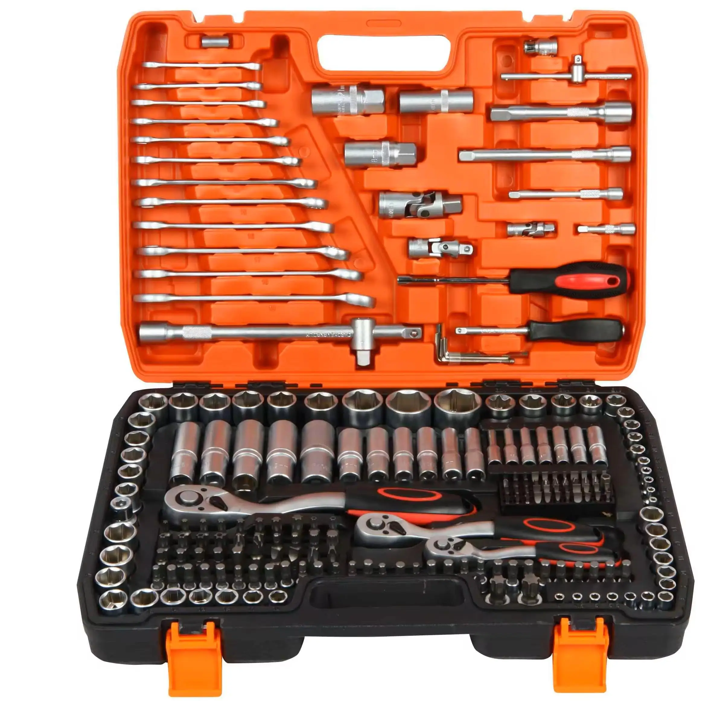 216 PCS Automotive Monteur Thuis Sockets Total Tools Auto Reparatie 1/2 Inch Momentsleutel 216-delige Combinatieset