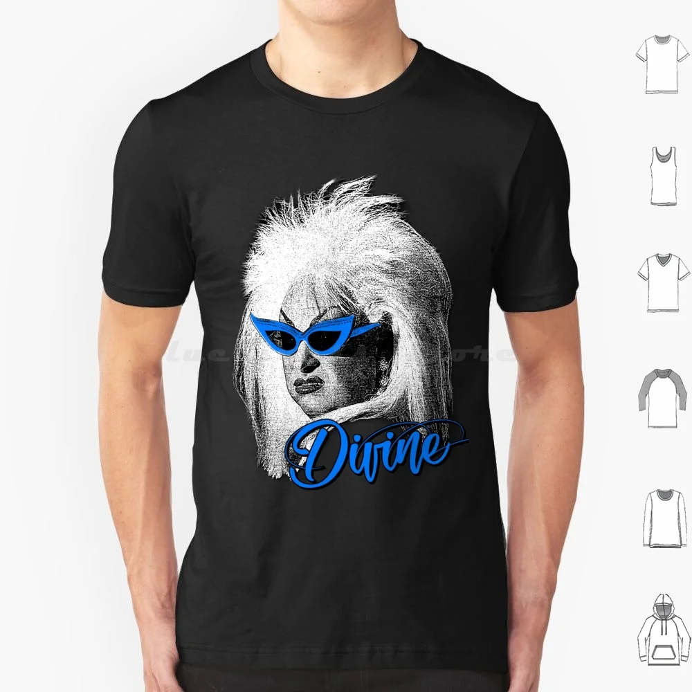 Divine-Divine T Shirt Cotton Men Women DIY Print Divine John Waters Filthy Drag Queen I Am Beautiful Hairspray