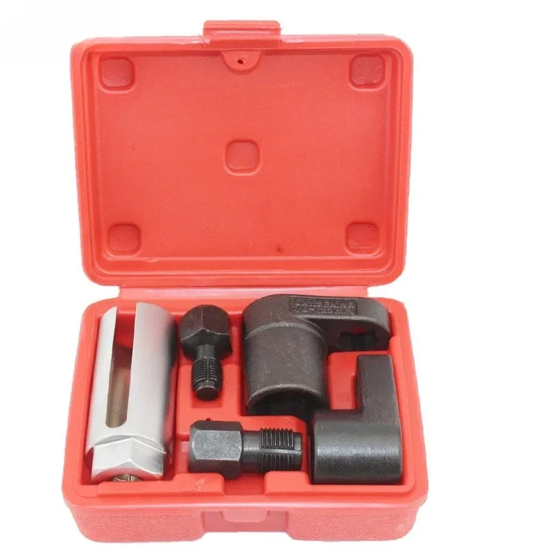 5pcs Oxygen Sensor Wrench Kit for Auto O2 Socket Removal Install Offset Vacuum Sensor Socket Thread Chaser Tool