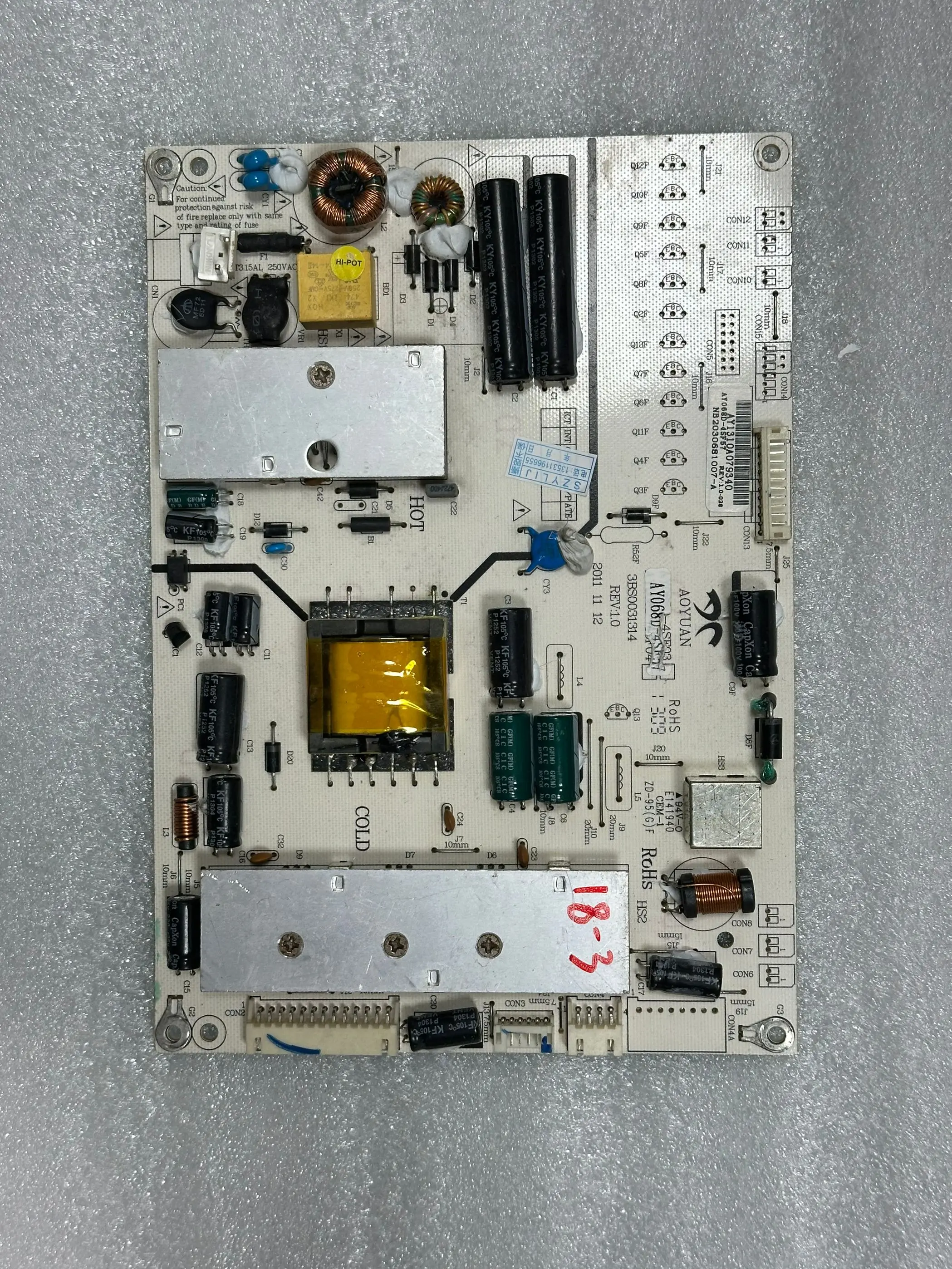 

Модуль питания AY068D-4SF04 3BS 0031314 РЕВ:1.0 AY068D-4SF03 AY068D-4SF57