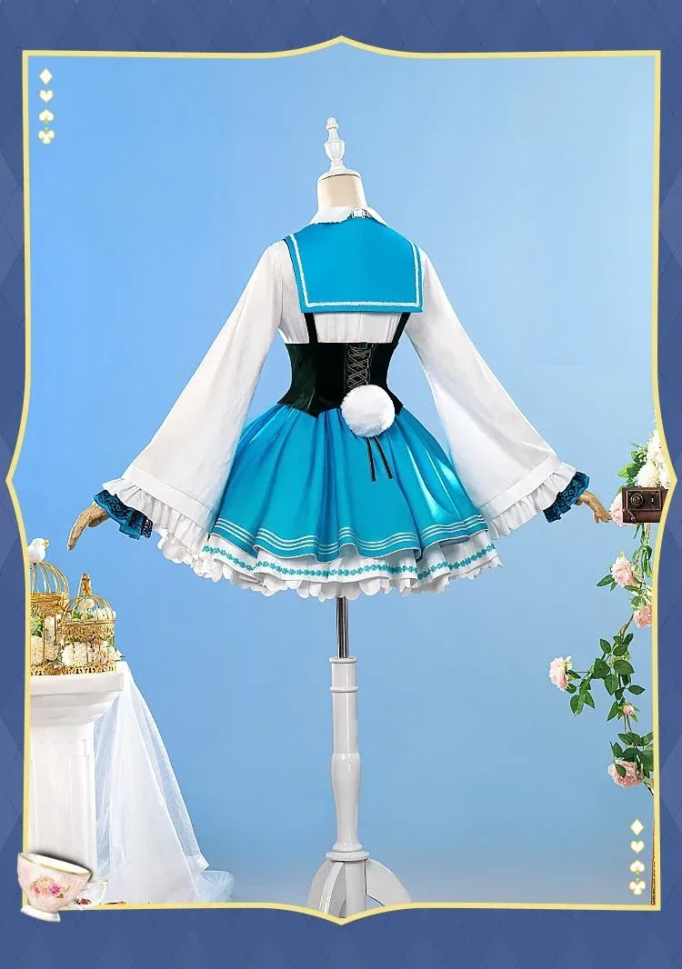 2025年新作 ロールプレイ衣装 ミクウ コスプレコスチューム 女の子 ロールプレイ制服 ドレスセット ウィッグ 衣装 ハロウィン クリスマス カーニバルスーツ