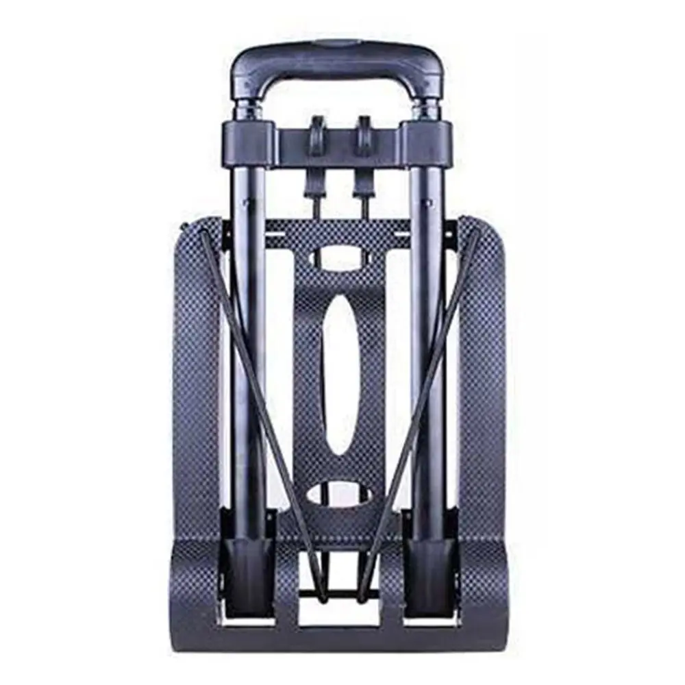 

Foldable Pull Rod Luggage Dolly Cart Heavy Duty Multifunctional Portable Shopping Cart 30kg Bearing 2 Wheel