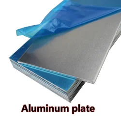 Placa de aluminio 5052, hoja plana DIY, espesor 3mm, 5mm, 6mm, 8mm, 10mm, 100x100mm, 100x200mm