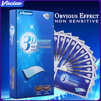 Vaclav 3D White Bright Gel Teeth Whitening Strip Safe for Enamel Non Sensitive Teeth Whitening Kit Without Any Harm