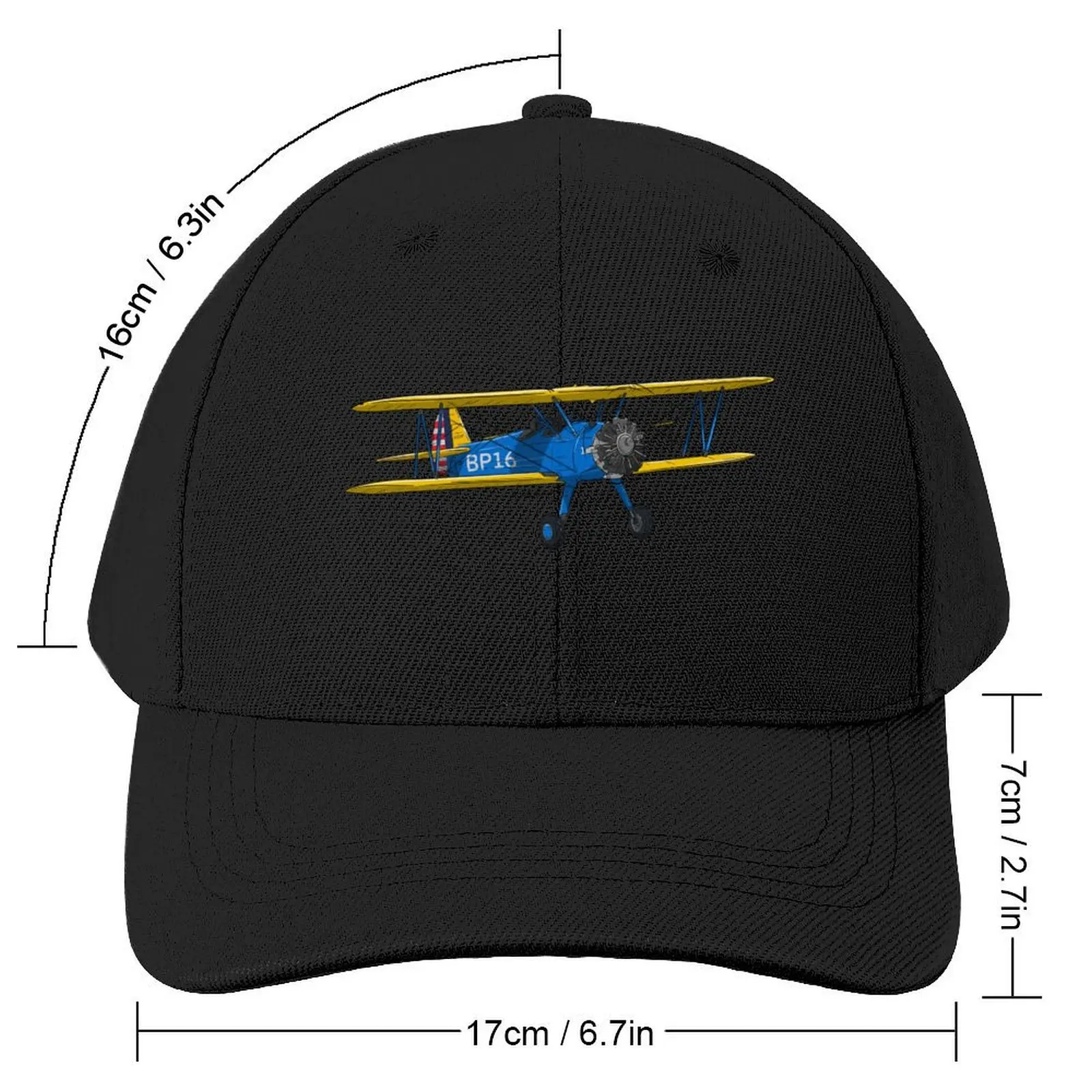 Biplane Stearman Boeing Baseball Cap Sunscreen hard hat cute foam party Hat Women's Beach Outlet Men's