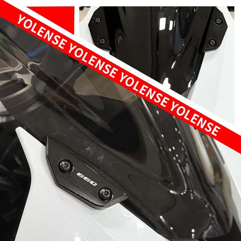 

Motorcycle CNC Aluminum Rearview Mirrors Seat Decorative Cover Mirror Base Brackets For DAYTONA 660 Daytona 660 2024