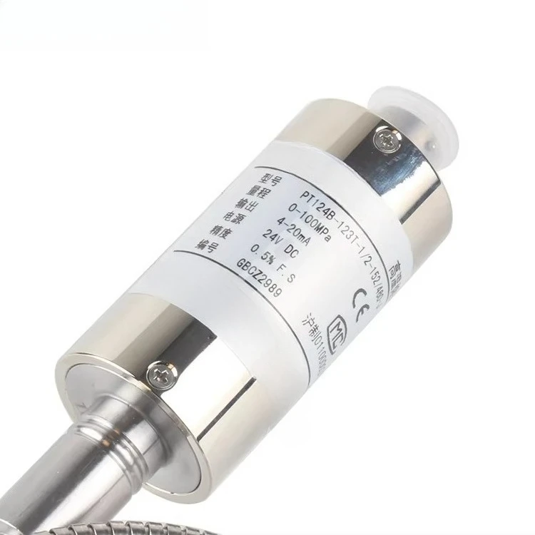 High Temperature Melt Pressure Sensor PT124G-121, 50MPA M14 Thread for Industrial Use