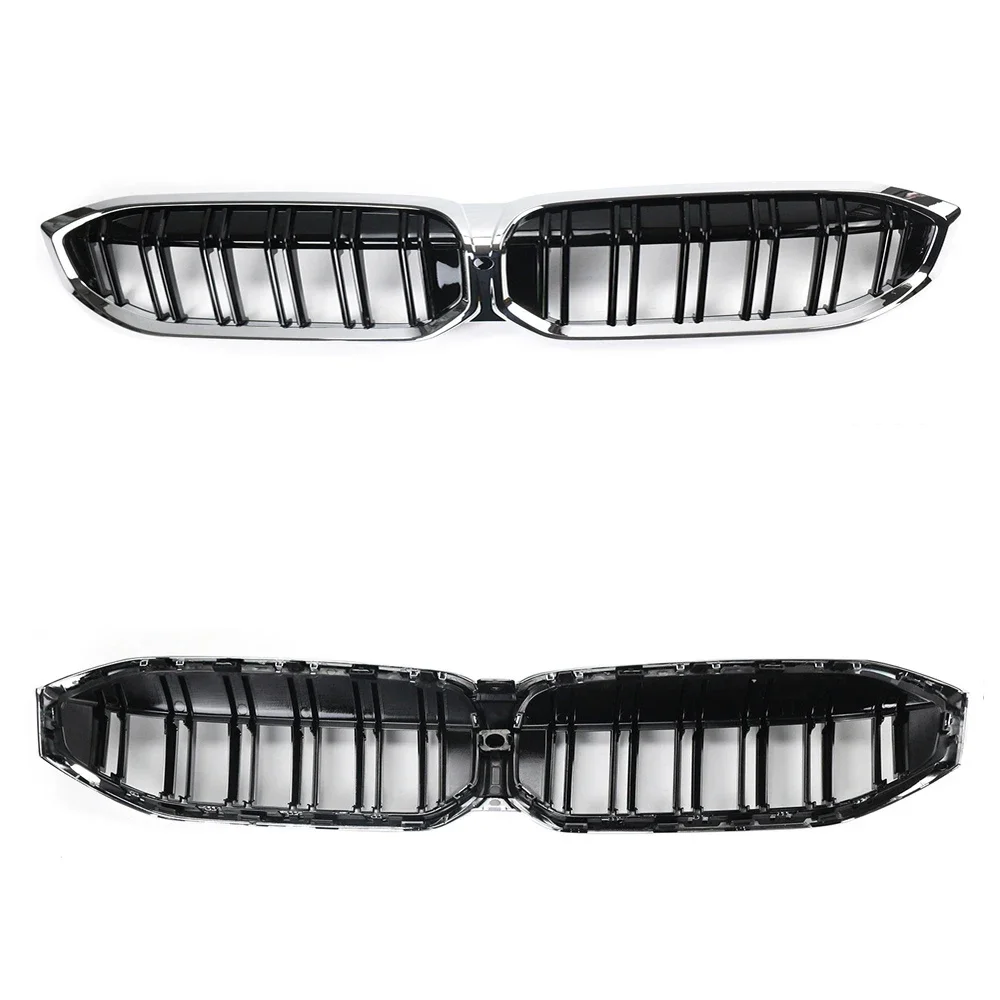 

For BMW 3 Series G28 2023+ Years Grille Car Modification Double Pole Auto Accessories Radiator Grid Grille Plating Bright Black