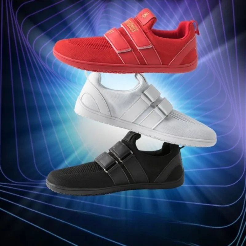 2026 New Luxury Sport Shoes Men Hook & Loop Weight Lifting Sneakers Anti-Slip Squat Hard Pull Shoes Man Unisex Gym Training Shoe