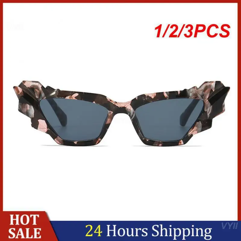 1/2/3PCS Sunglasses Eye-catching Fashionable Metal In-demand Trending Trendsetting Eyewear Fashion Trends Irregular Versatile