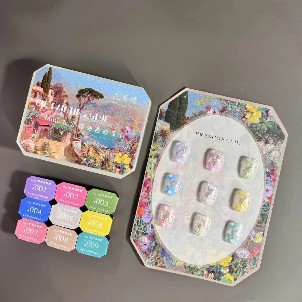 Hot Oil Paintting Nail Cream Gel Drawing Gel Paste 3D Texture Oil Gravel Sculpture Varnish Embossing Nail Art Gel For manicure