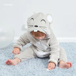 Mouse Romper Baby Boy Girls Pajama Toddlers Winter Outfit Halloween Animal Suit Onesie Festival Party Bebe Clothes Kigurumis