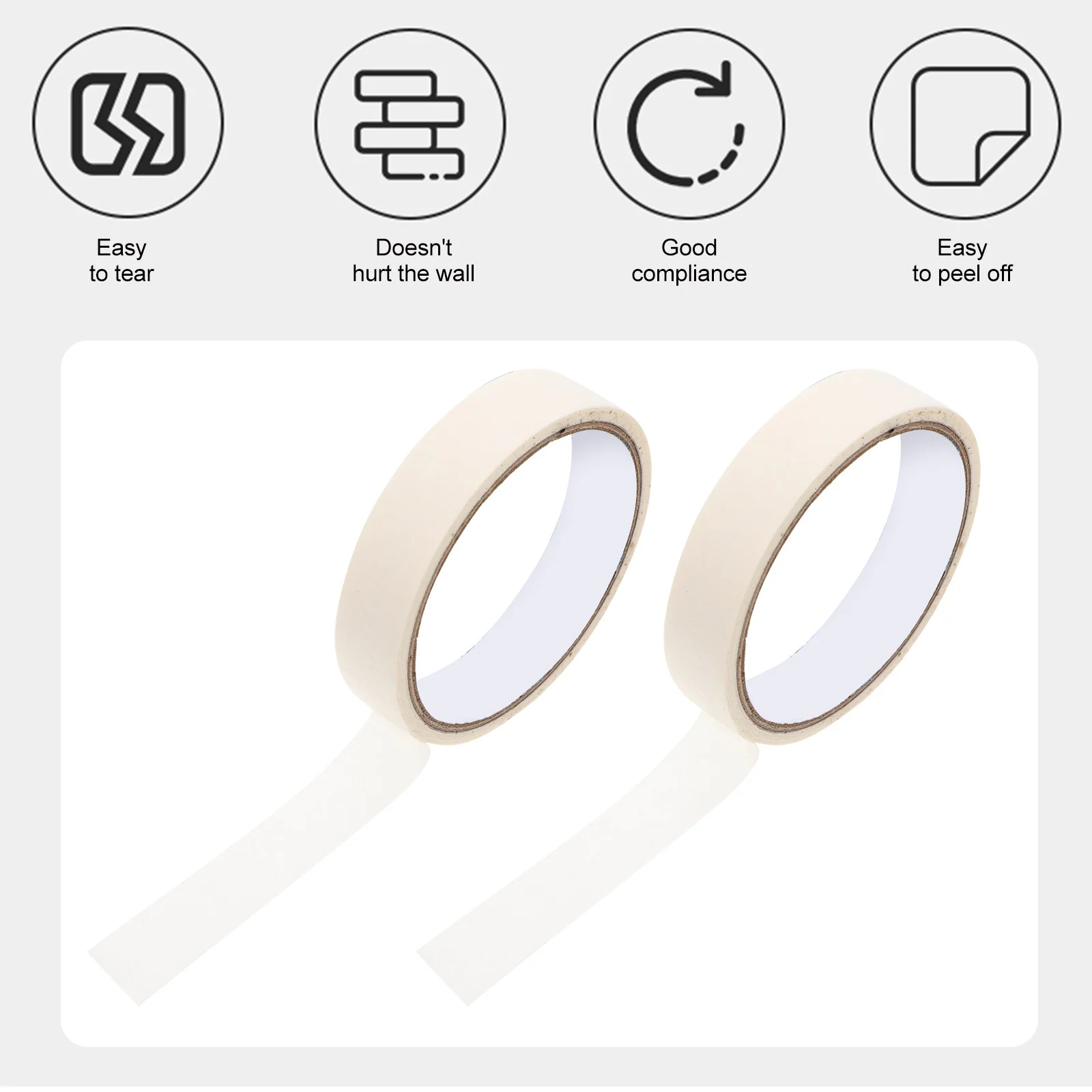 

10pcs Washi For School Projects Removable No Residue Craft Tape Drawing Writing Painting Masking Tapes Adhesive Tapes