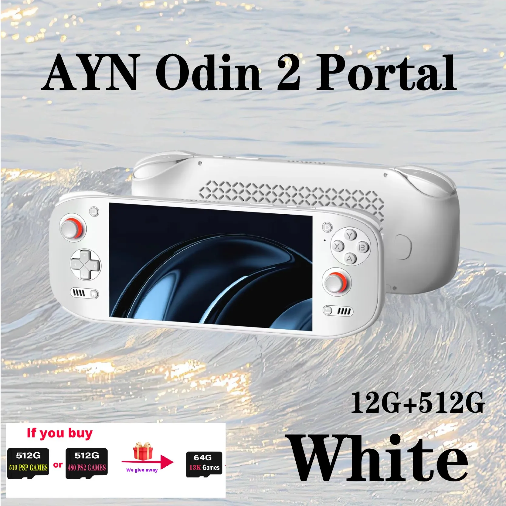 AYN Odin 2 Portal Handheld Game Console 7 Inch 120HZ Screen