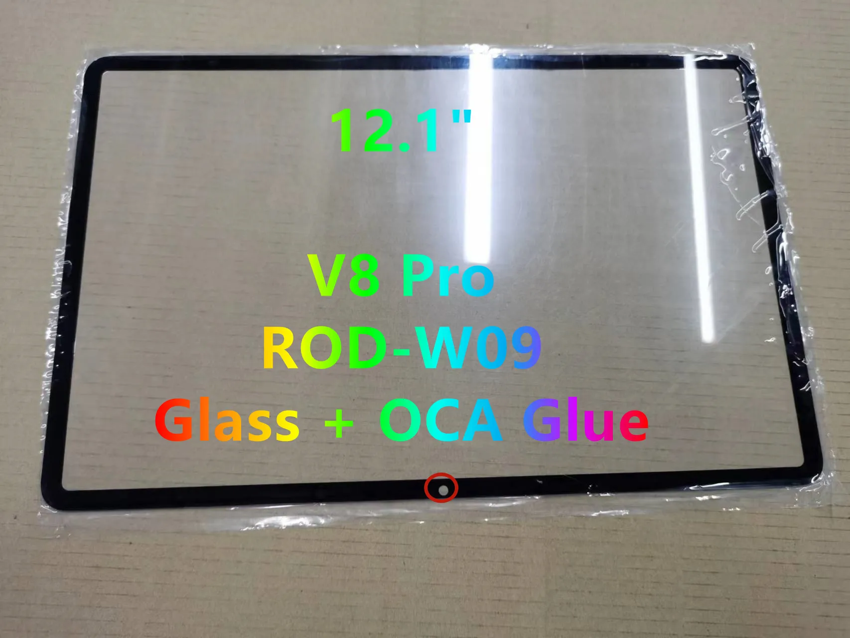 

New Glass + OCA Original 12.1" For Huawei Honor V8 Pro ROD-W09 ROD W09 Touch Screen Front Glass Cover Lens Panel 100% Tested