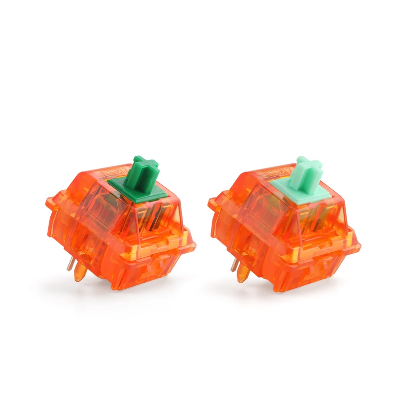 

EQUALZ Tangerine V2 5 Pin Switches for Mechanical Keyboard 62g 67g Translucent Linear Axis Customize DIY Mechanical Keyboard