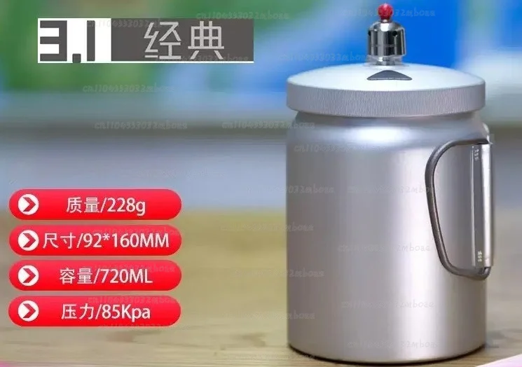 Mini Lightweight Aluminum Pressure Cooker - Durable Cooking Pot for Efficient Meal Preparation