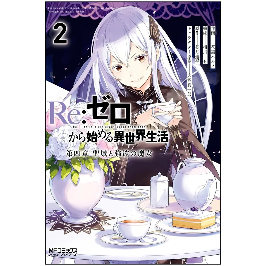 Anime Re:Zero Kara Hajimeru Isekai Seikatsu Volume Cover Art Unframed Canvas HD Poster Wall Decor for Bedroom Dorm Living Room