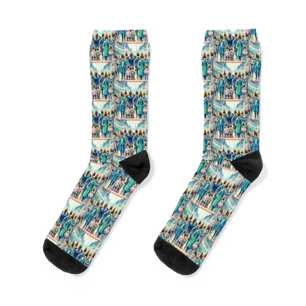 

In Celebration Of Wear Your Hair Like Lyle Lovett Day Socks Run crazy Women Socks Men's