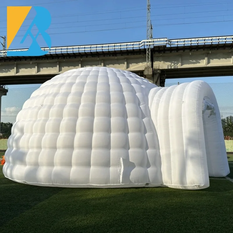 Cúpula inflable blanca construida personalizada para fiesta, tienda de campaña, cúpula inflable gigante, juguetes a la venta