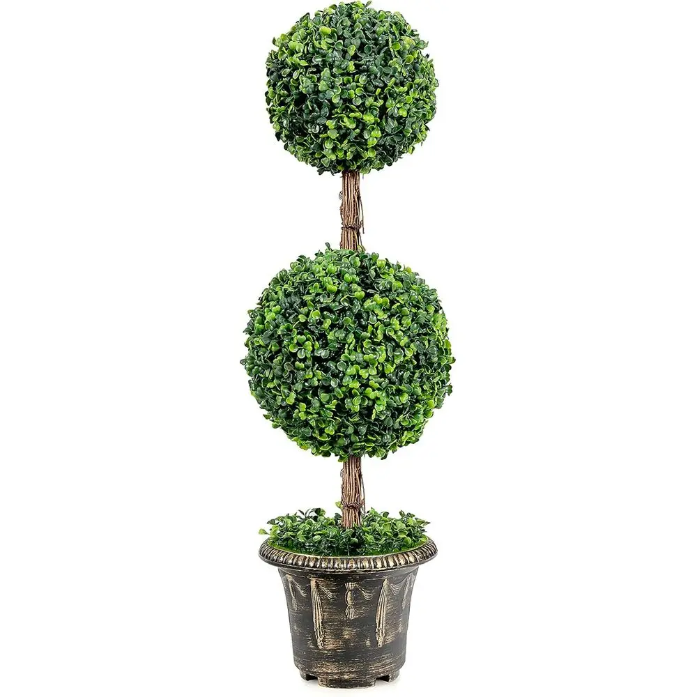 Artificial Topiary Trees, Greenery Ball Plants, Decorative Trees for Home or Office Indoor Outdoor