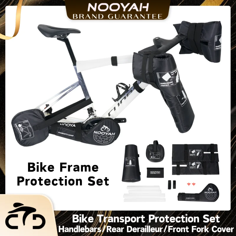 NOOYAH Bicycle Bag Protection Kits Bike Frame Protective Sets MTB Road Bike Accessories Bike Chain Crankset Fork Cover