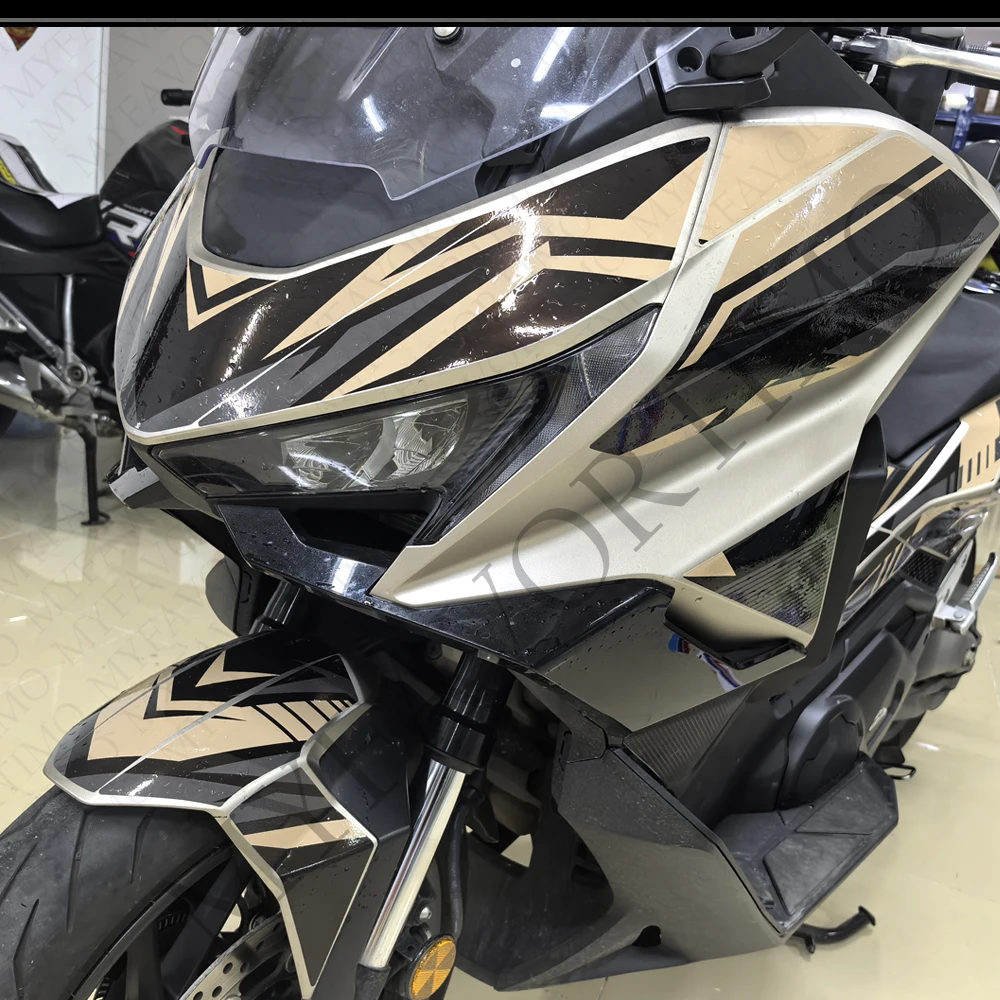 For Forza 750 Fender Front Fairing Tank Pad Gas Fuel Oil Knee Protection Stickers Decals Accessories