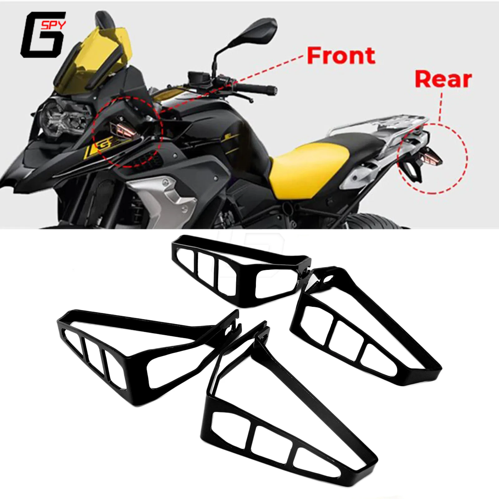 R1200GS Motorcycle Front Rear Turn Signal LED Light Protection Cover For BMW F750GS R1250GS LC Adventure F850GS ADV 2019-2022