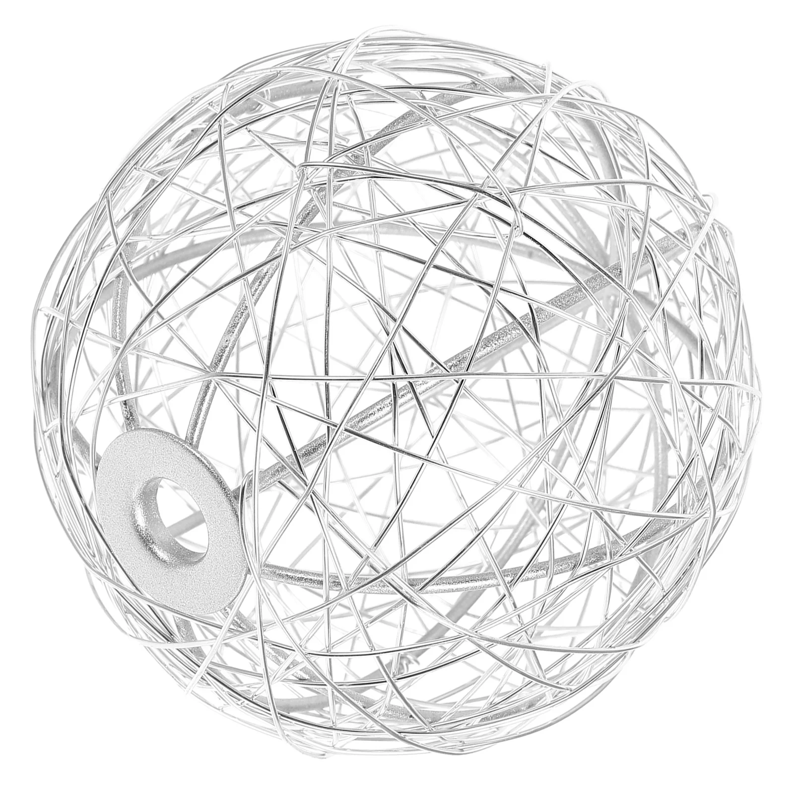 

Aluminum Wire Ball Lampshade G4 Plug-in Round Iron Cage Light Shade Modern Minimalist Light Fixture Decorative Lamp Guard Easy