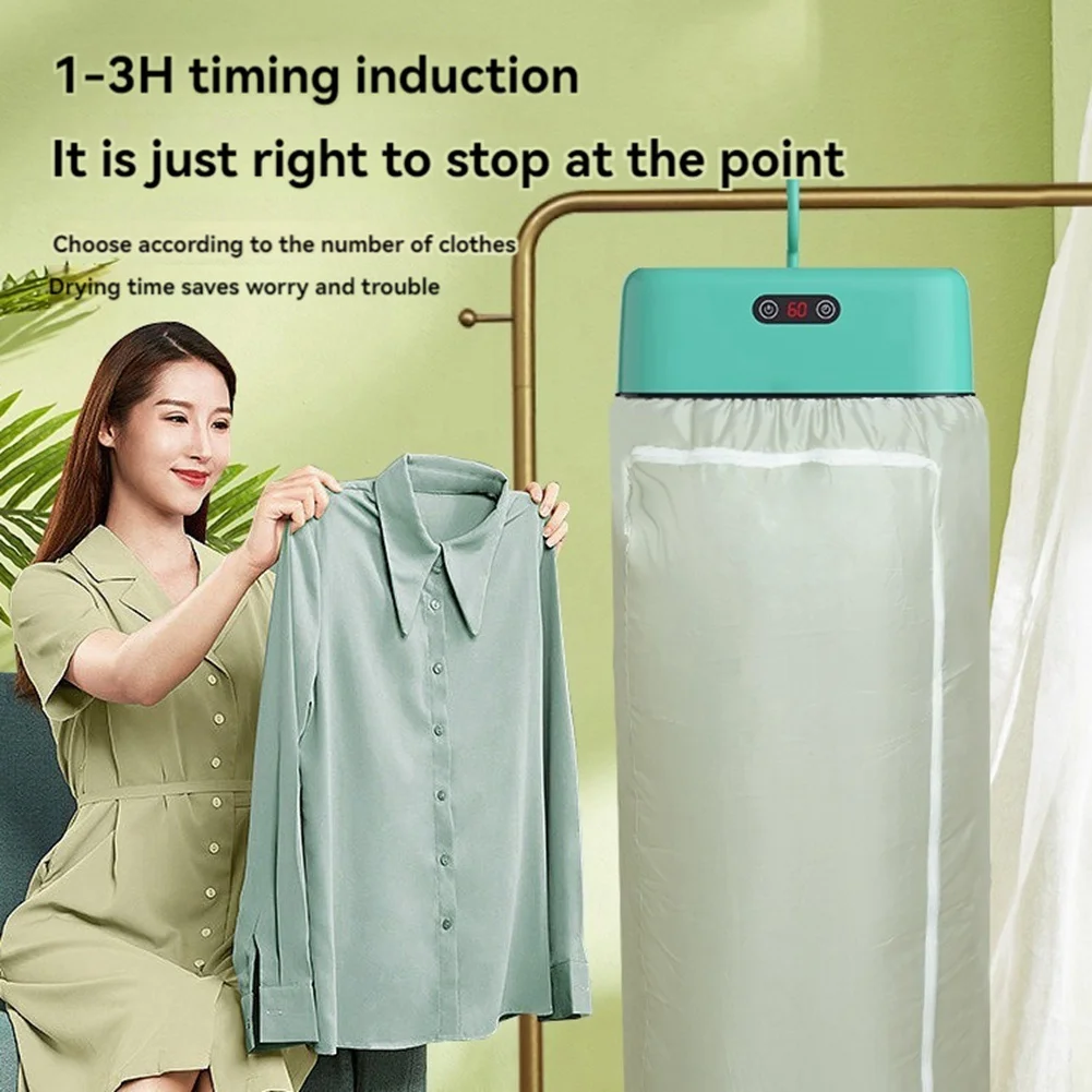 Portable Clothes Dryer for Apartment RV Travel Foldable Mini Dryer Machine for Light Clothes Baby Clothes US Plug B