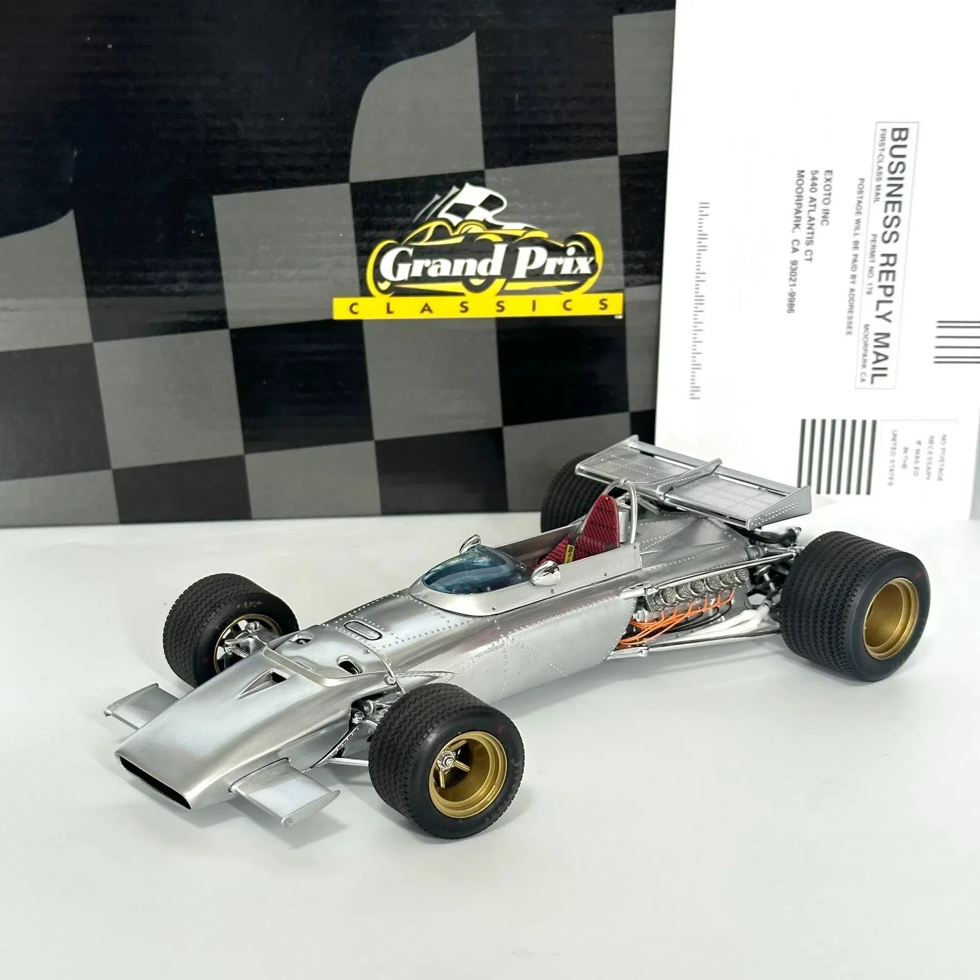 

Exoto 1:18 F1 312B версия с прозрачным покрытием, имитация ограниченной серии, все открытые металлические статические модели автомобиля из сплава, игрушка в подарок