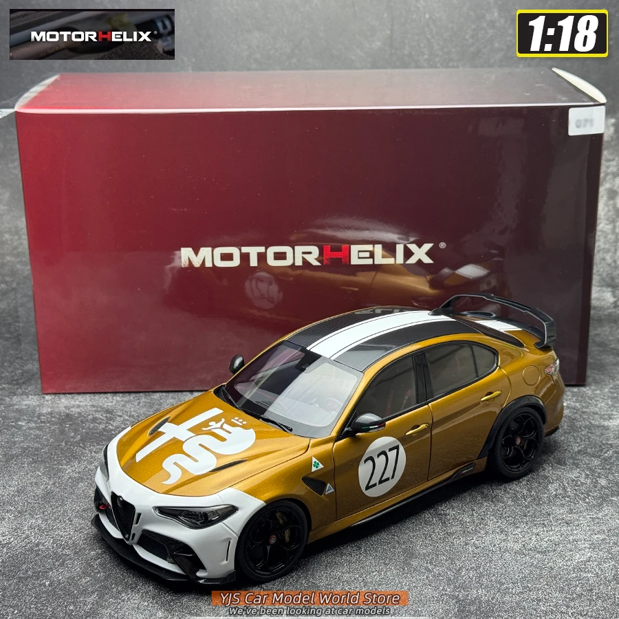 MOTORHELIX 1/18 Alfa Romeo Giulia GTAm Car model Metal die cast