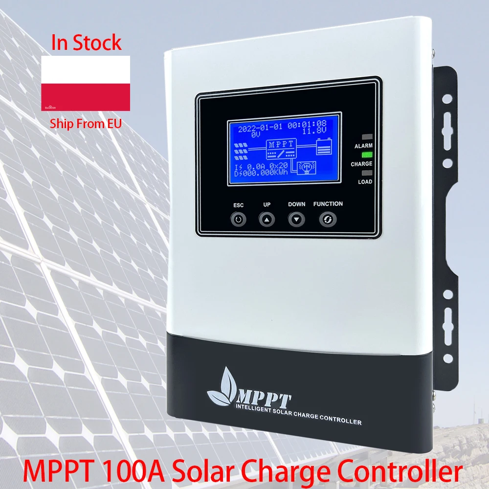 

MPPT 100A 80A 60A 12V 24V 36V 48V Solar Charge Controller 150VDC Solar Panel PV Charging Regulator WIFI Function Charger