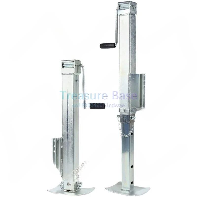 

Оцинкованный несущий 3600 кг, трехсекционная регулируемая квадратная трубка, сверхмощный домкрат для прицепа автофургона, балансирующие стабильные исходники