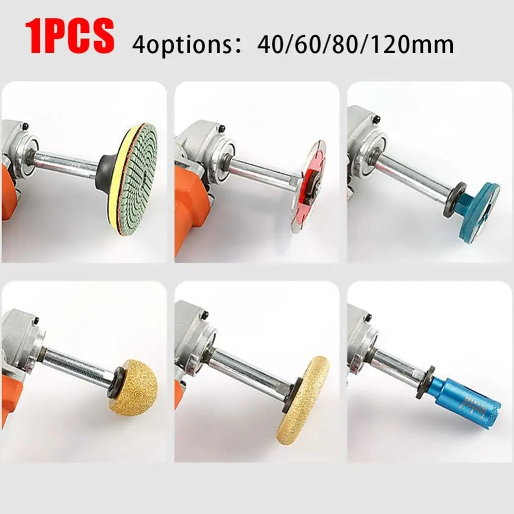 1Pcs Polishing Accessories Angle Grinder Adapter Rod M10 Thread Shaft Extension Rod 40/60/80/140mm