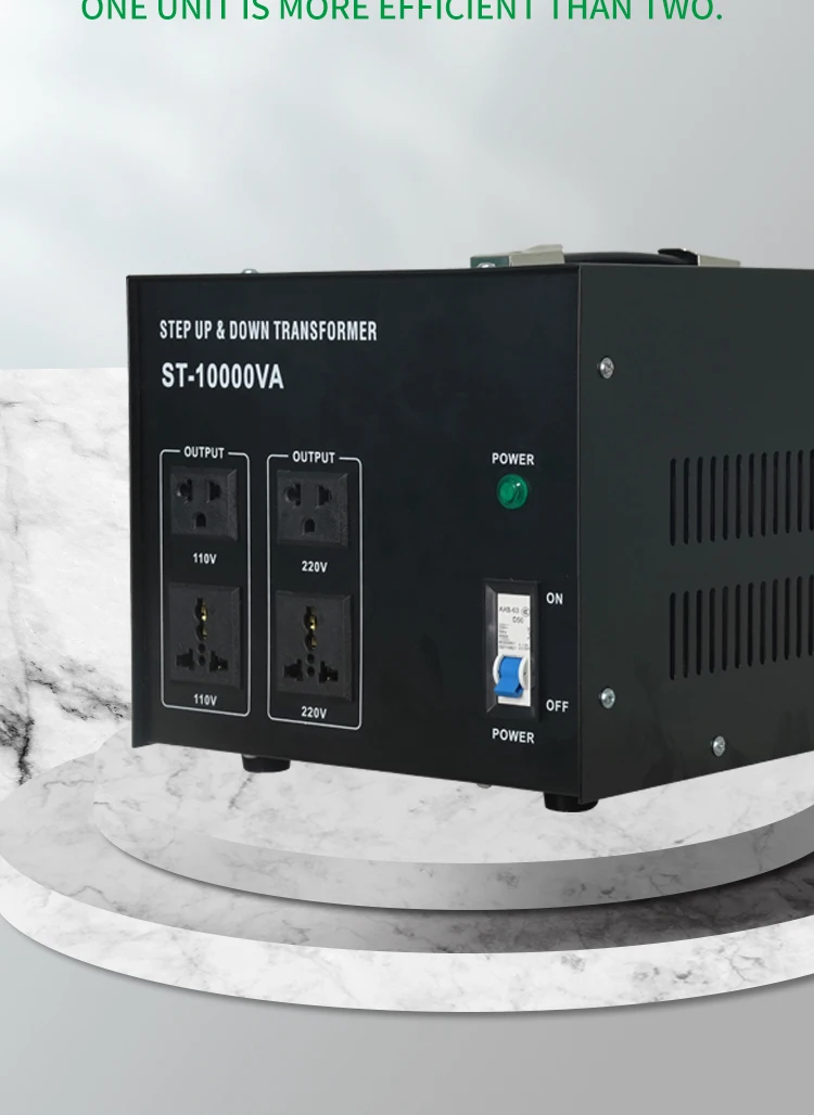 Factory Direct 220V to 110V Single Phase DT-10KVA Copper Step Up/Down Transformer Converter for Industrial Factory view 6