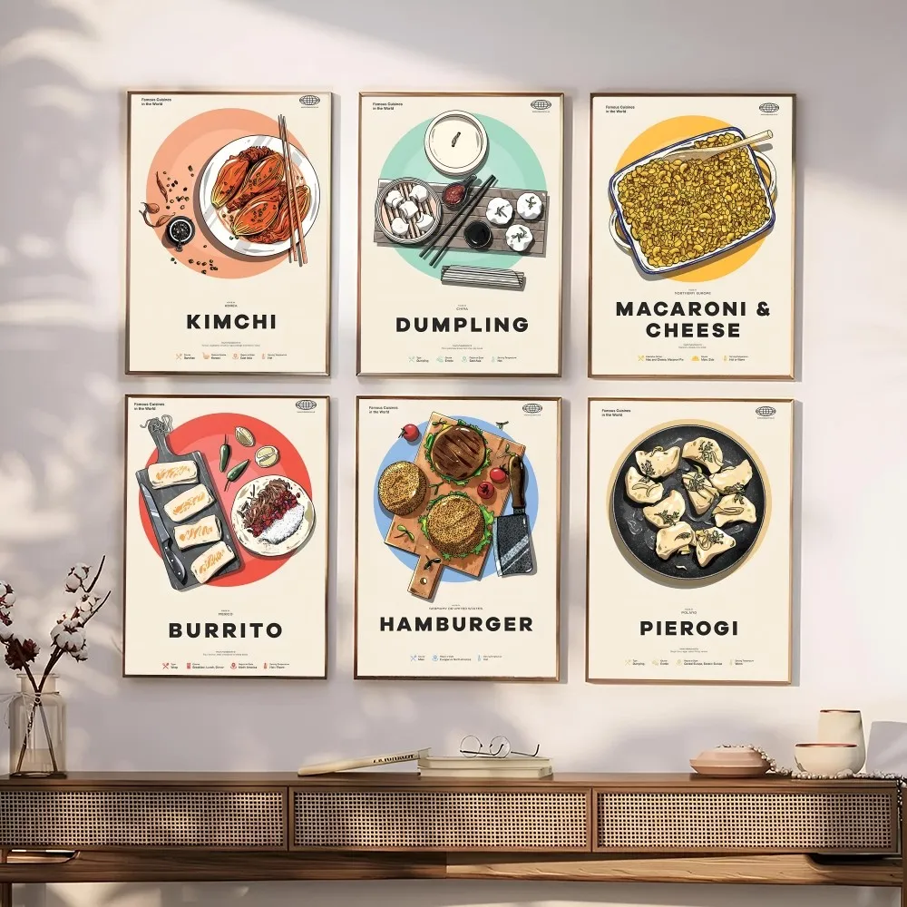 Modern Poke Recipe Poster Paper Print Home Living Room Bedroom Entrance Bar Restaurant Cafe Art Painting Decoration