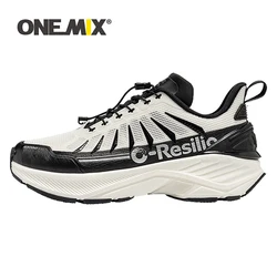 Onemix-Sapatos de papai super leves para homens e mulheres, antiderrapantes, resistentes ao desgaste, caminhadas, cross-country, outono, inverno, 2024