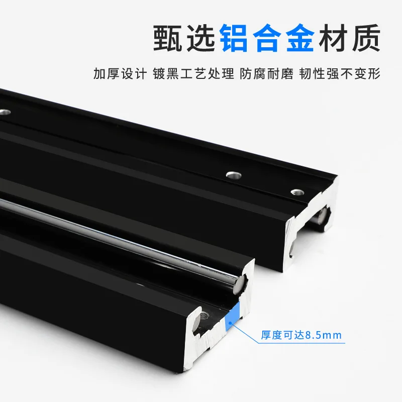 Heavy duty 360-degree rotating and retractable mid-island table track dining table bar invisible pull