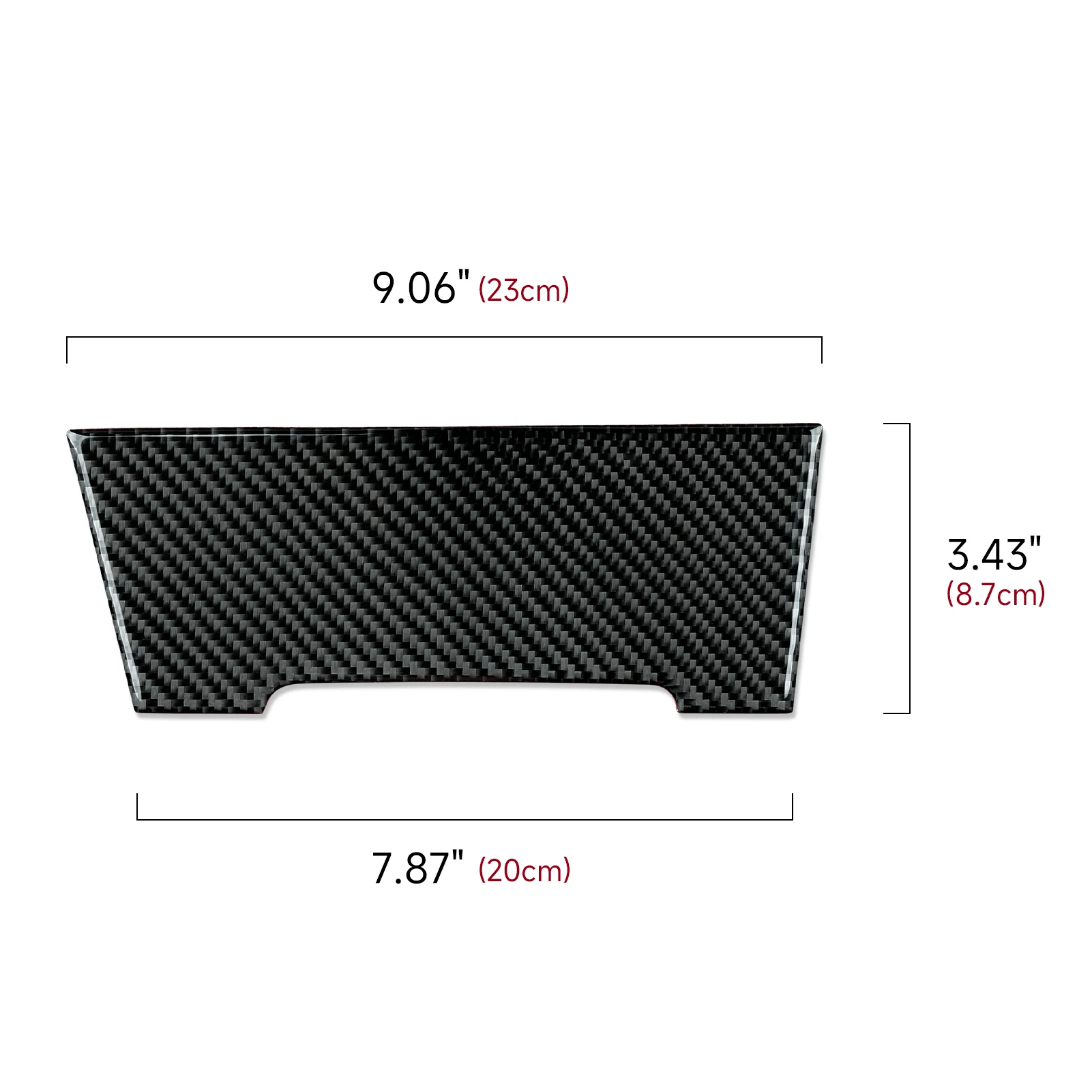 For VW Golf VII MK7 GTE GTI R Variant Car Center Console Ashtray Panel Protect Carbon Fiber Interior Sticker Trim Accessories