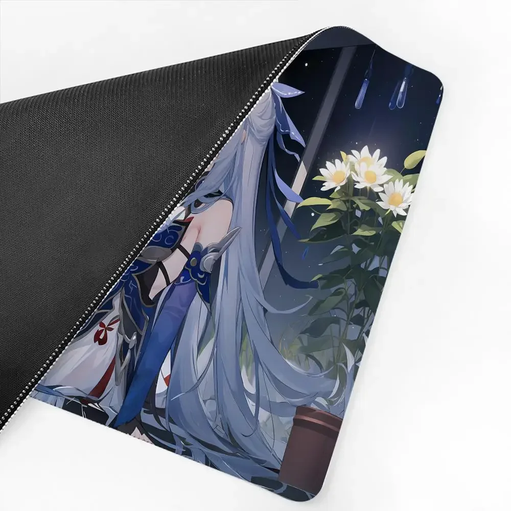 Honkai Star Rail Jingliu Mousepad Large Gaming Mouse Pad LockEdge Thickened Computer Keyboard Table Desk Mat